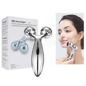 Silver 3d Roller Face Massager XC-206